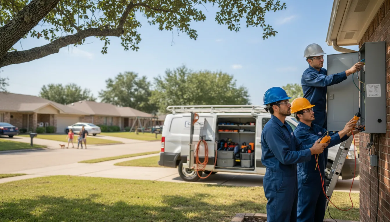 Certified electrician providing emergency electrical services in Willard, MO